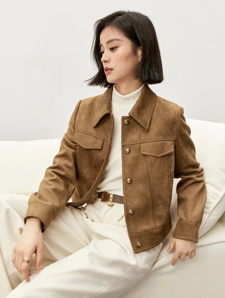 Retro vintage läderjacka