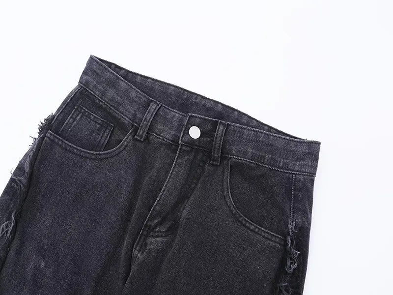 Rippade oversized jeans