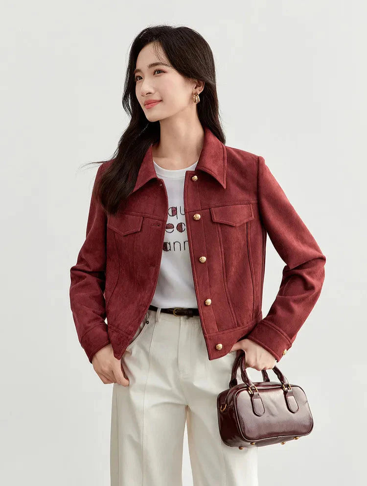 Retro vintage läderjacka