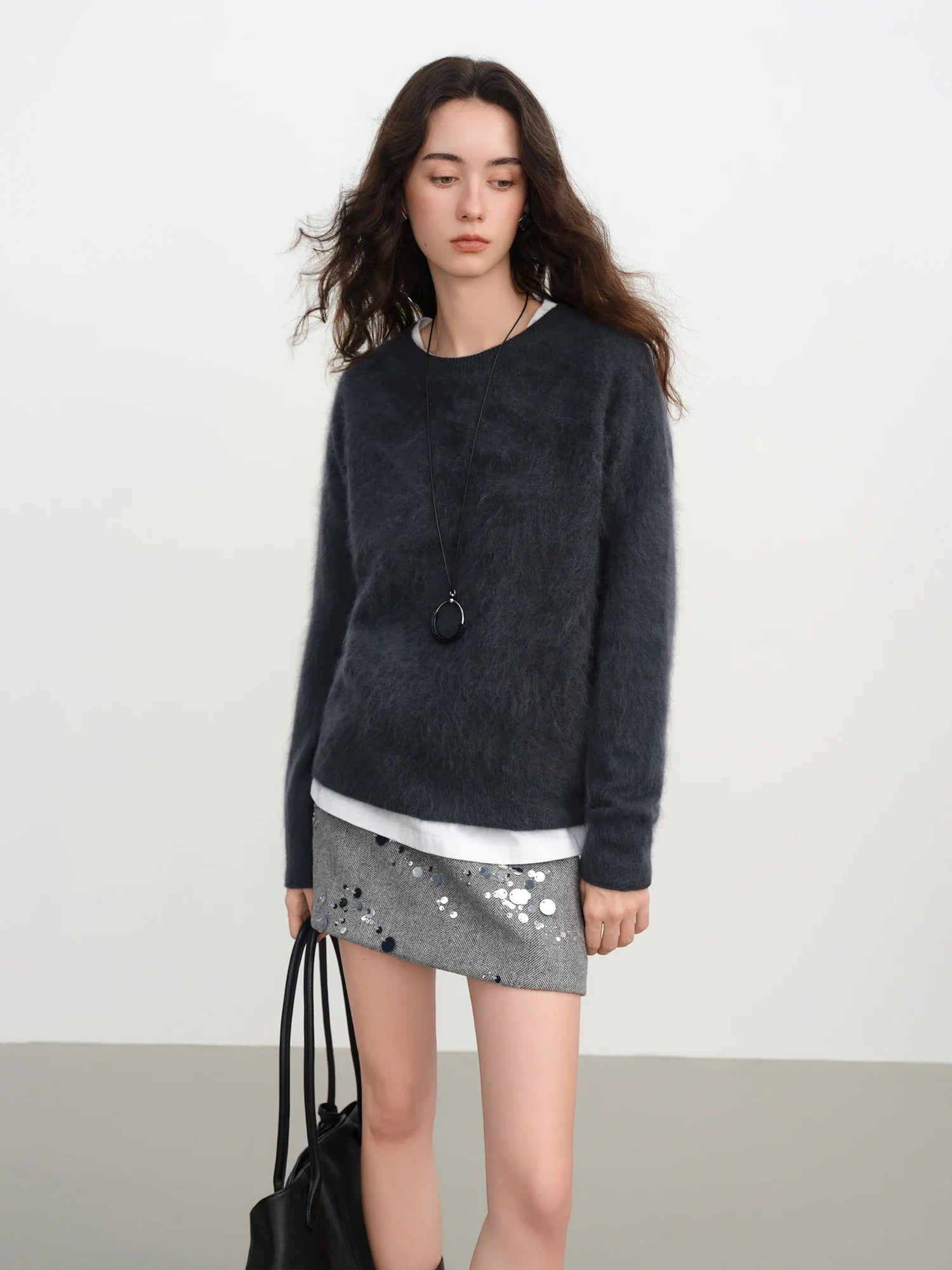 Ullblandad kashmirtröja