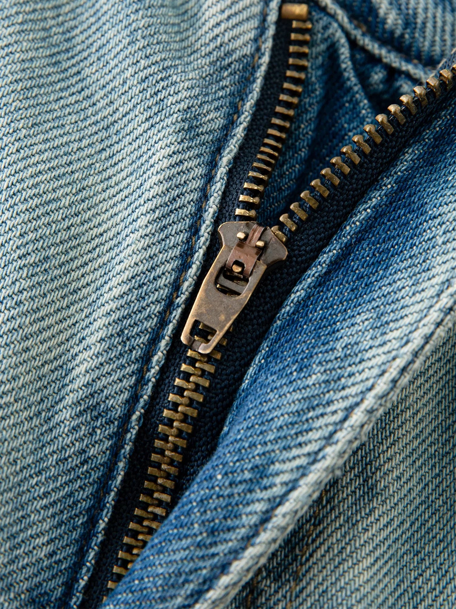 Raka jeans med hög midja