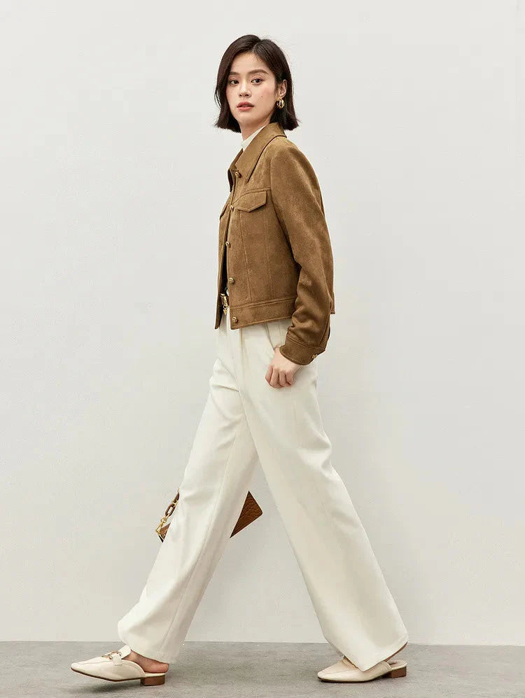 Retro vintage läderjacka