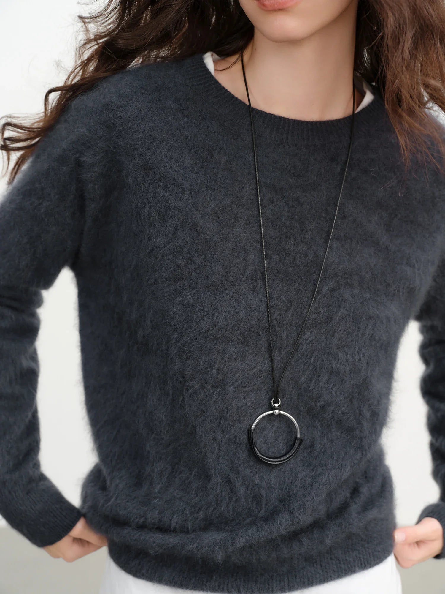 Ullblandad kashmirtröja