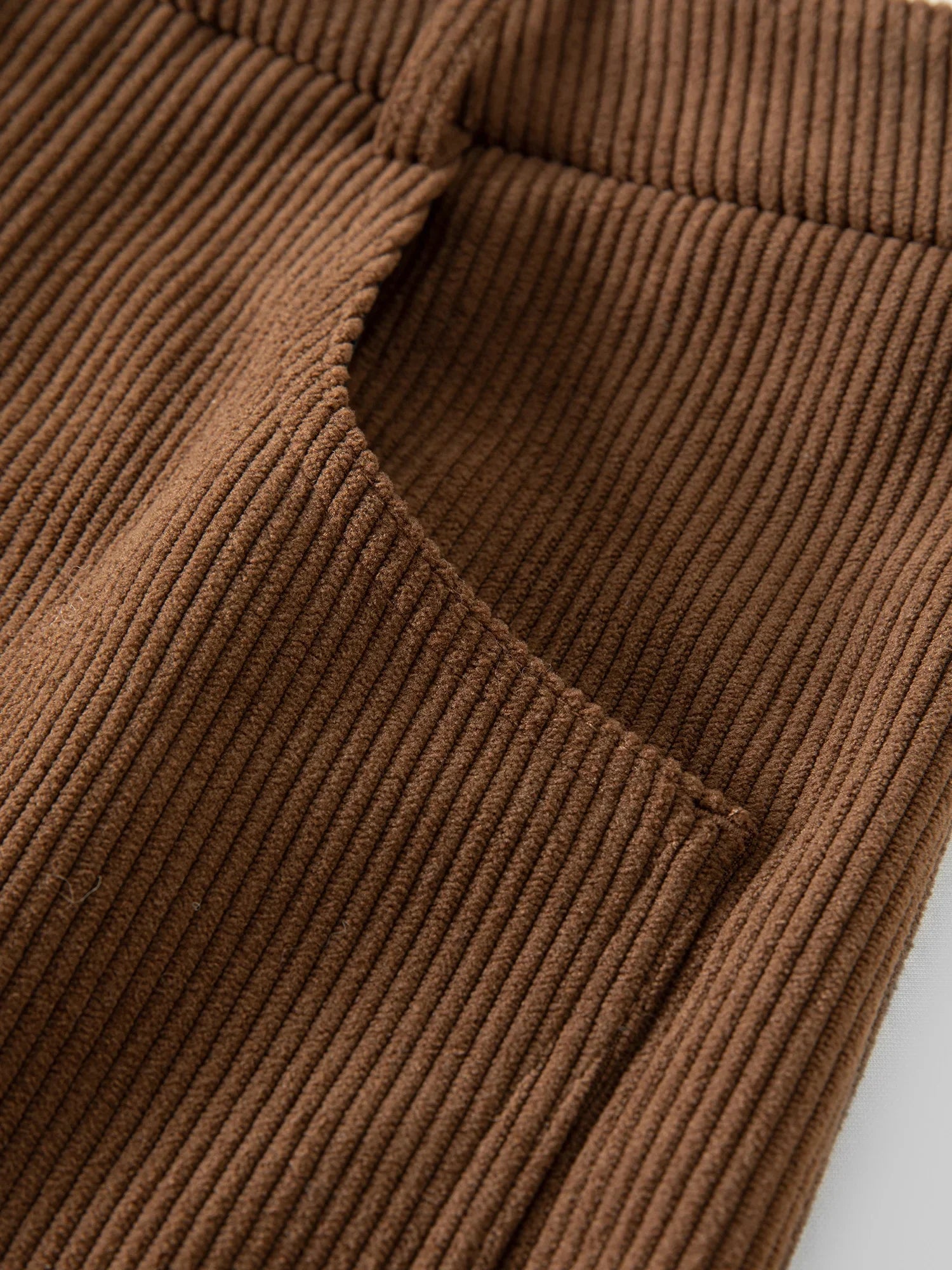 Casual byxor i fiskbensmönster