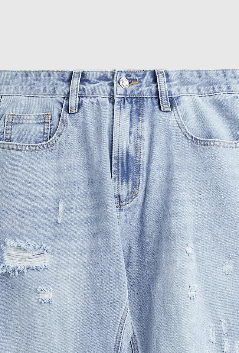 Rippade Slim Fit-jeans