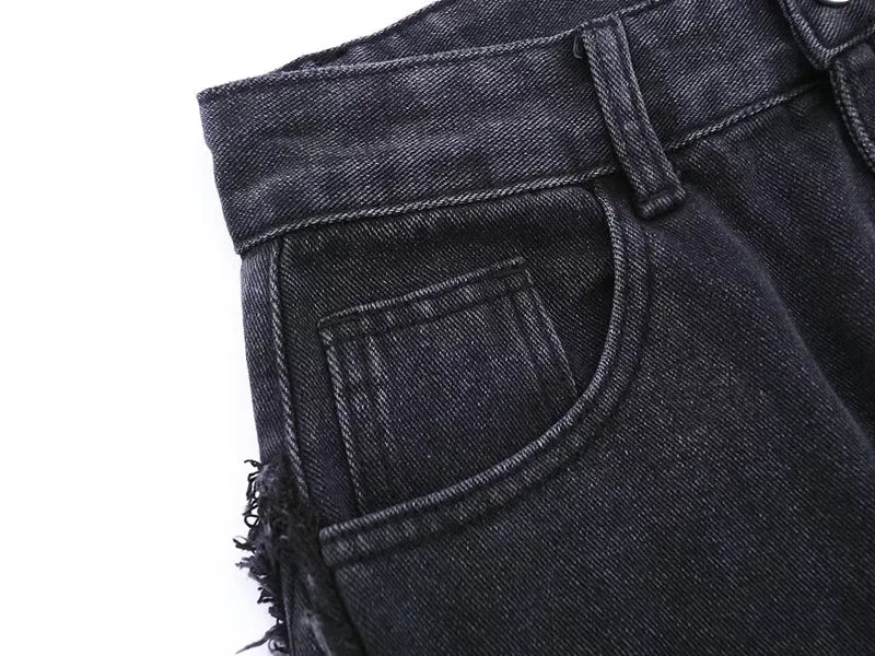 Rippade oversized jeans