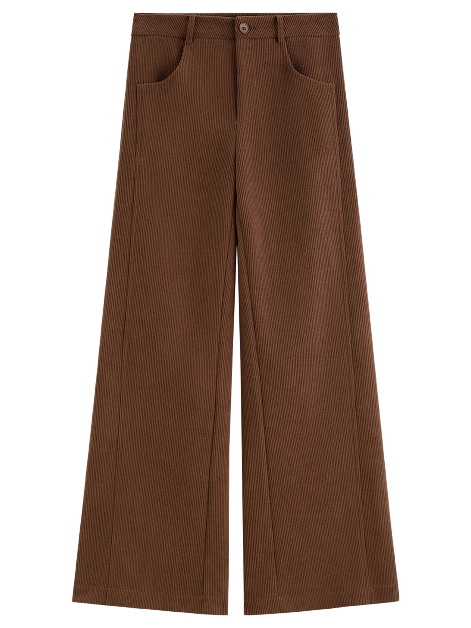 Casual byxor i fiskbensmönster