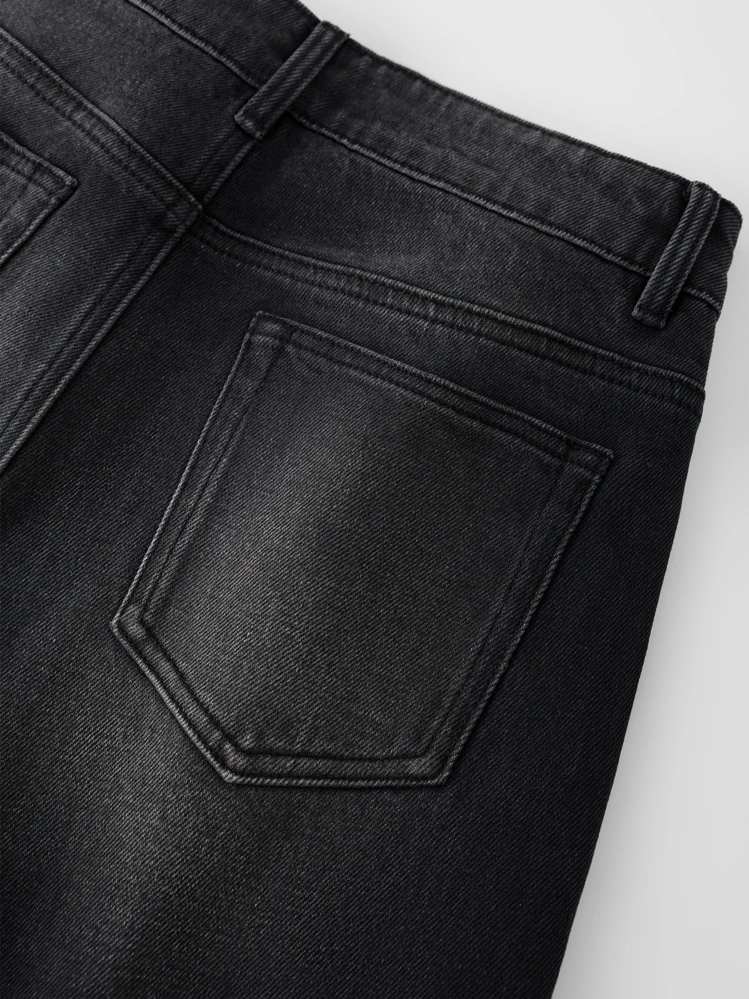 Retro vida svarta jeans