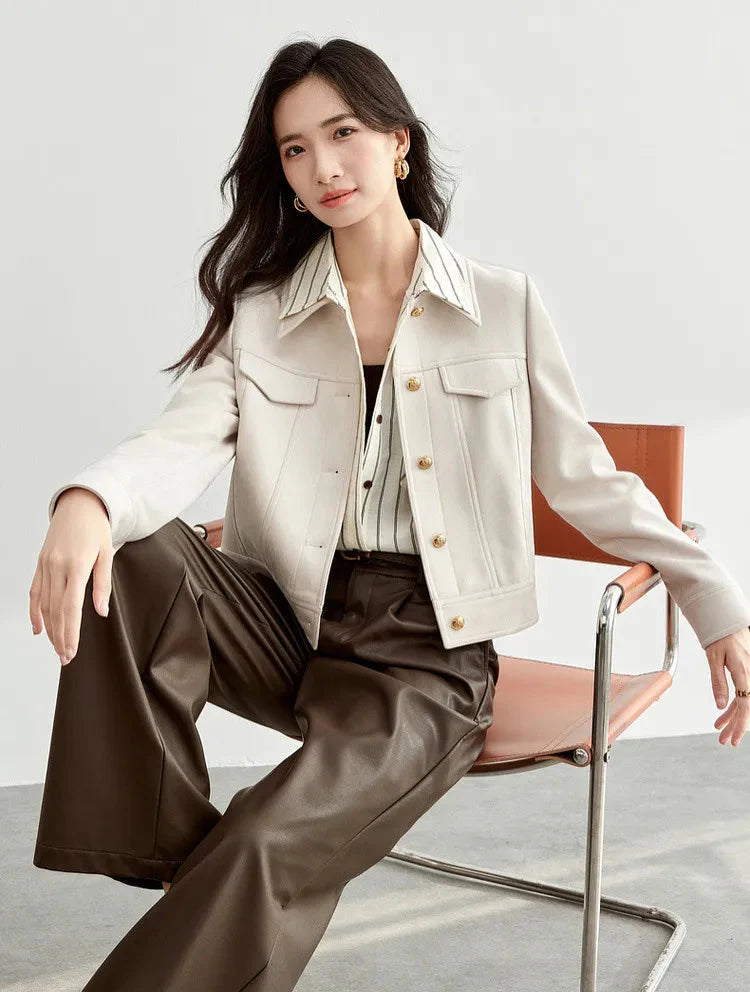 Retro vintage läderjacka