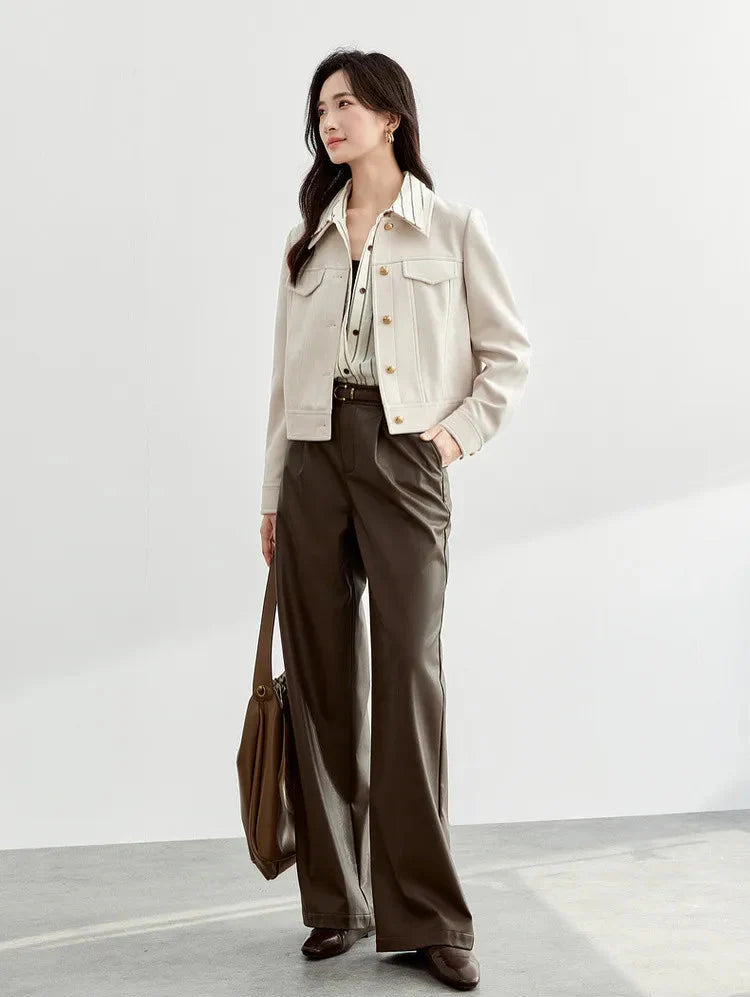 Retro vintage läderjacka