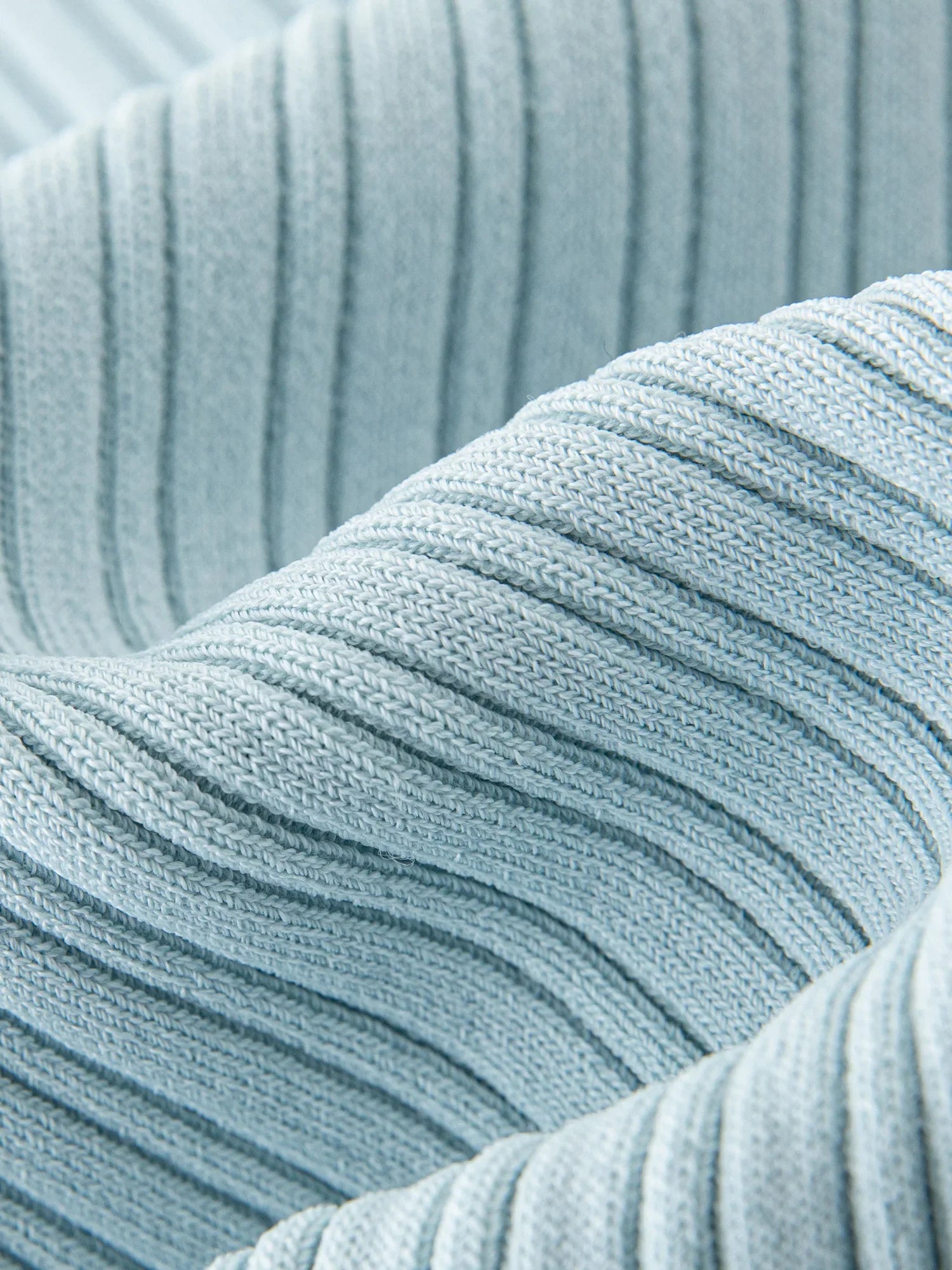 Kortärmad stickad randig t-shirt