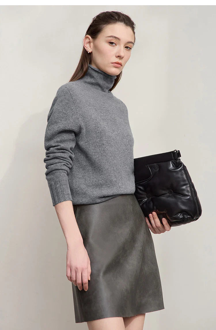 Lös och avslappnad mångsidig ulltröja