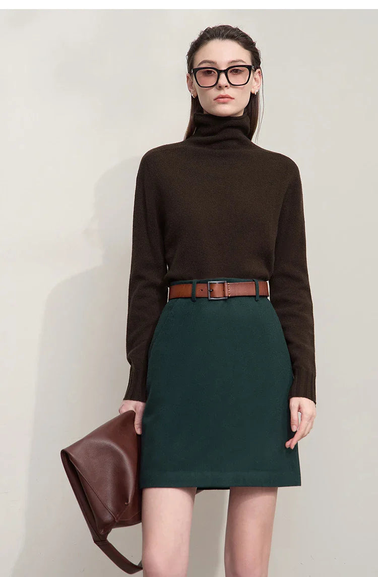 Lös och avslappnad mångsidig ulltröja