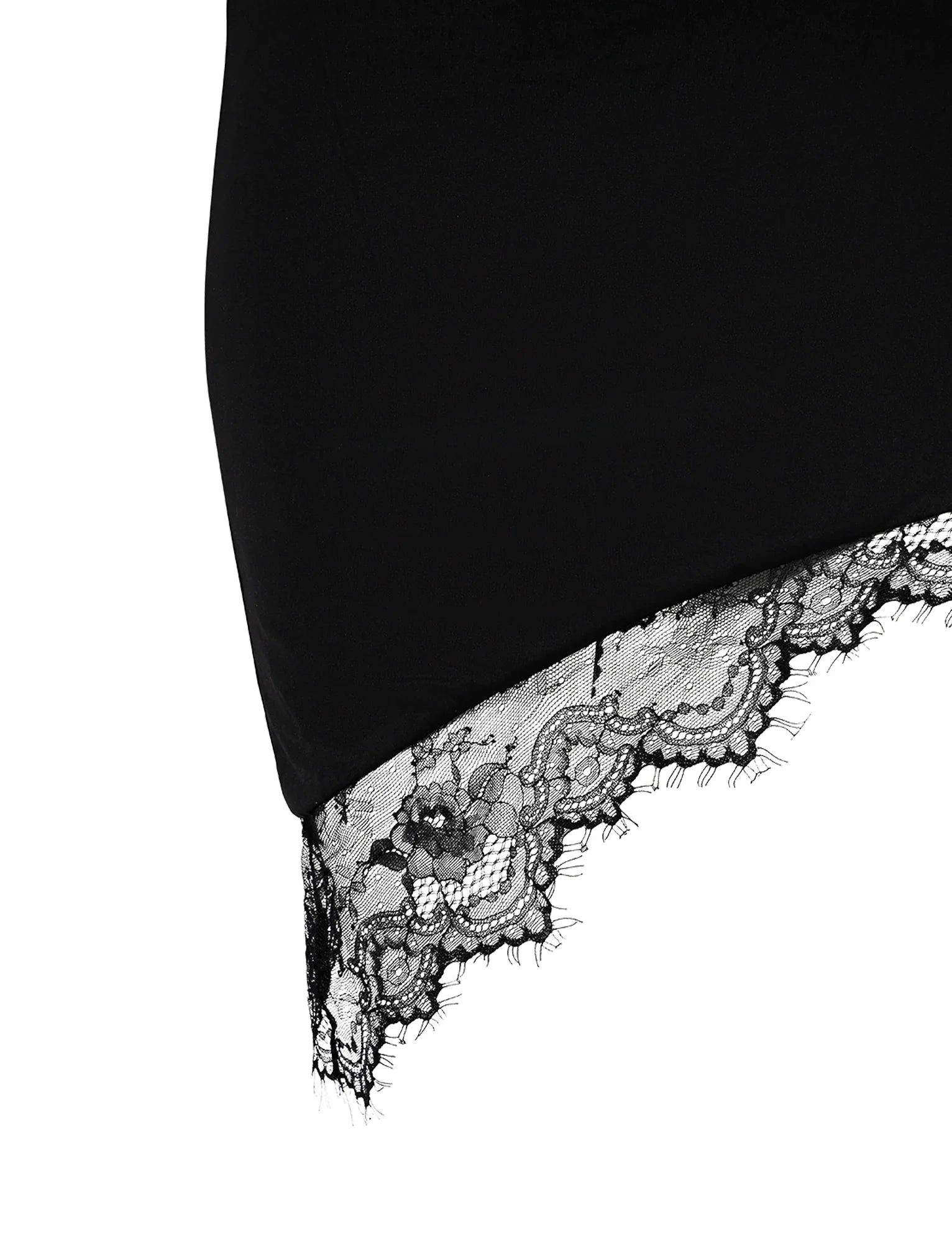 Sexig svart crop top med kjol