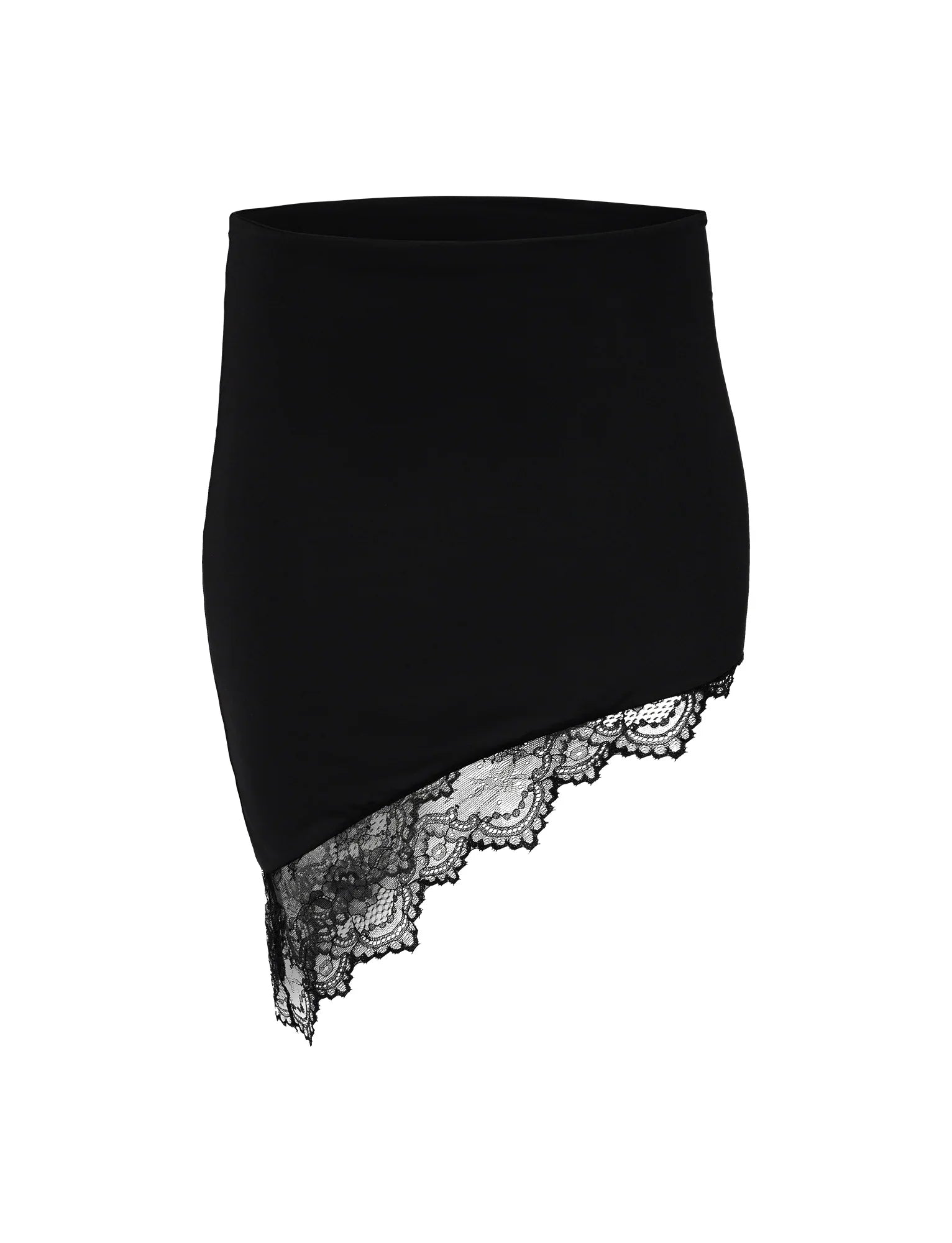Sexig svart crop top med kjol