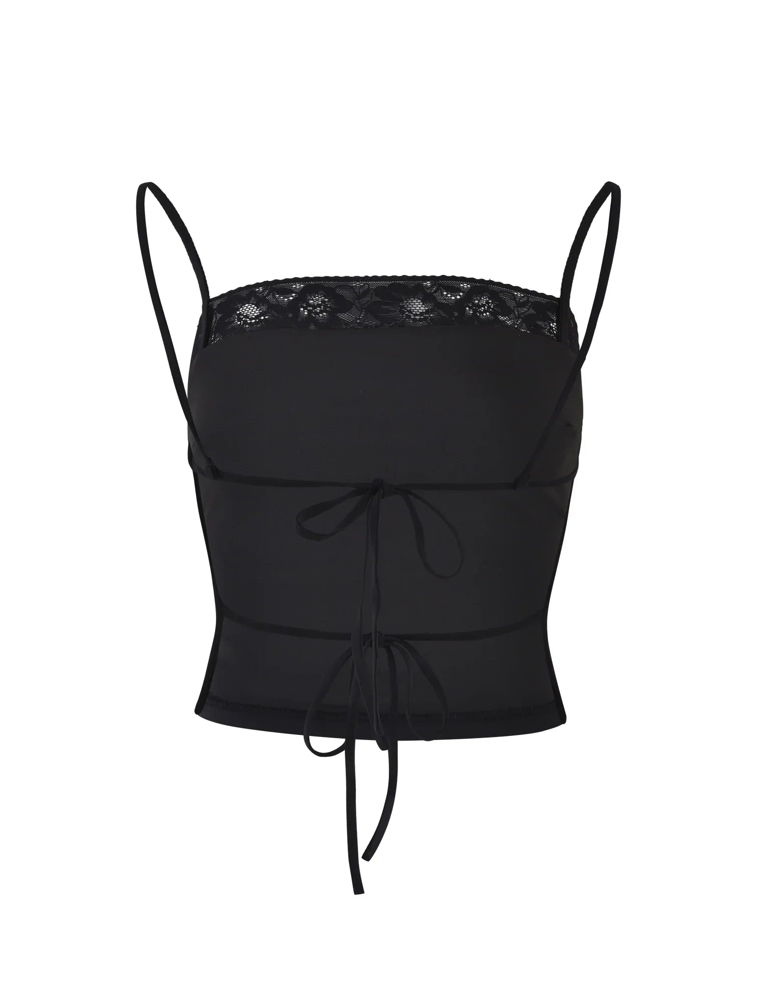 Snygg svart crop top med kjol