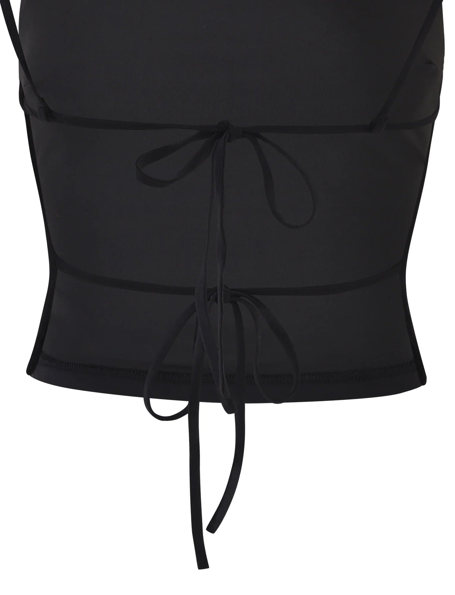Snygg svart crop top med kjol