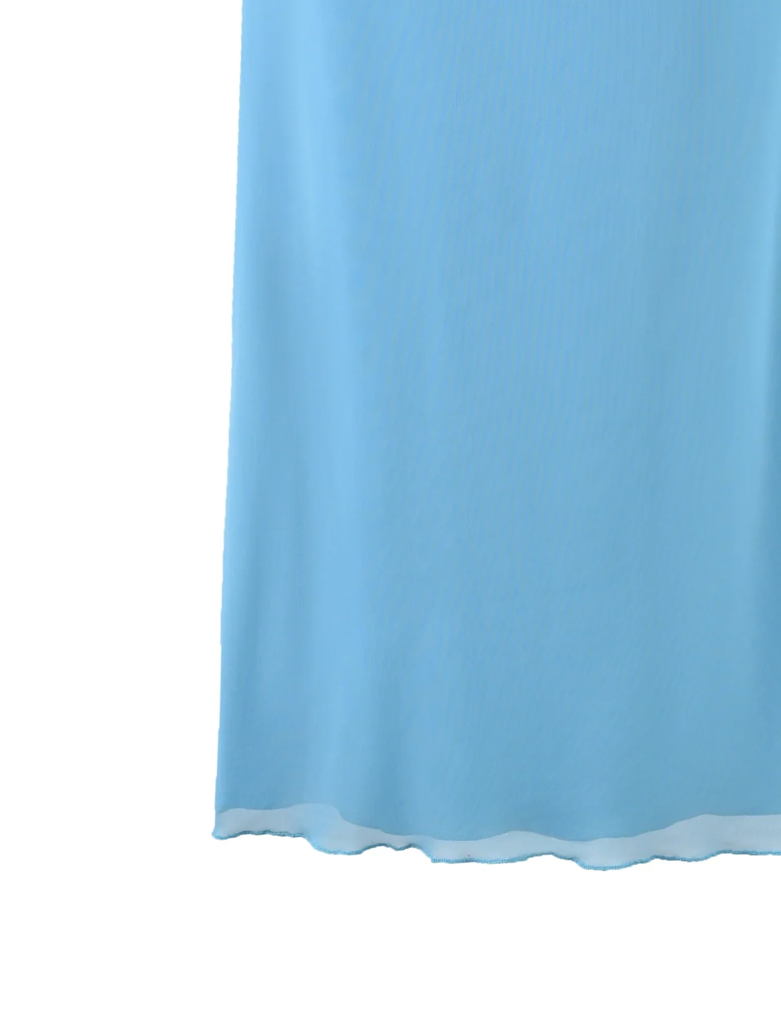 Elegant genomskinlig topp med kjol