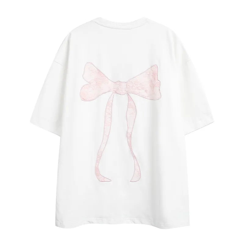 Rosett broderad oversized t-shirt