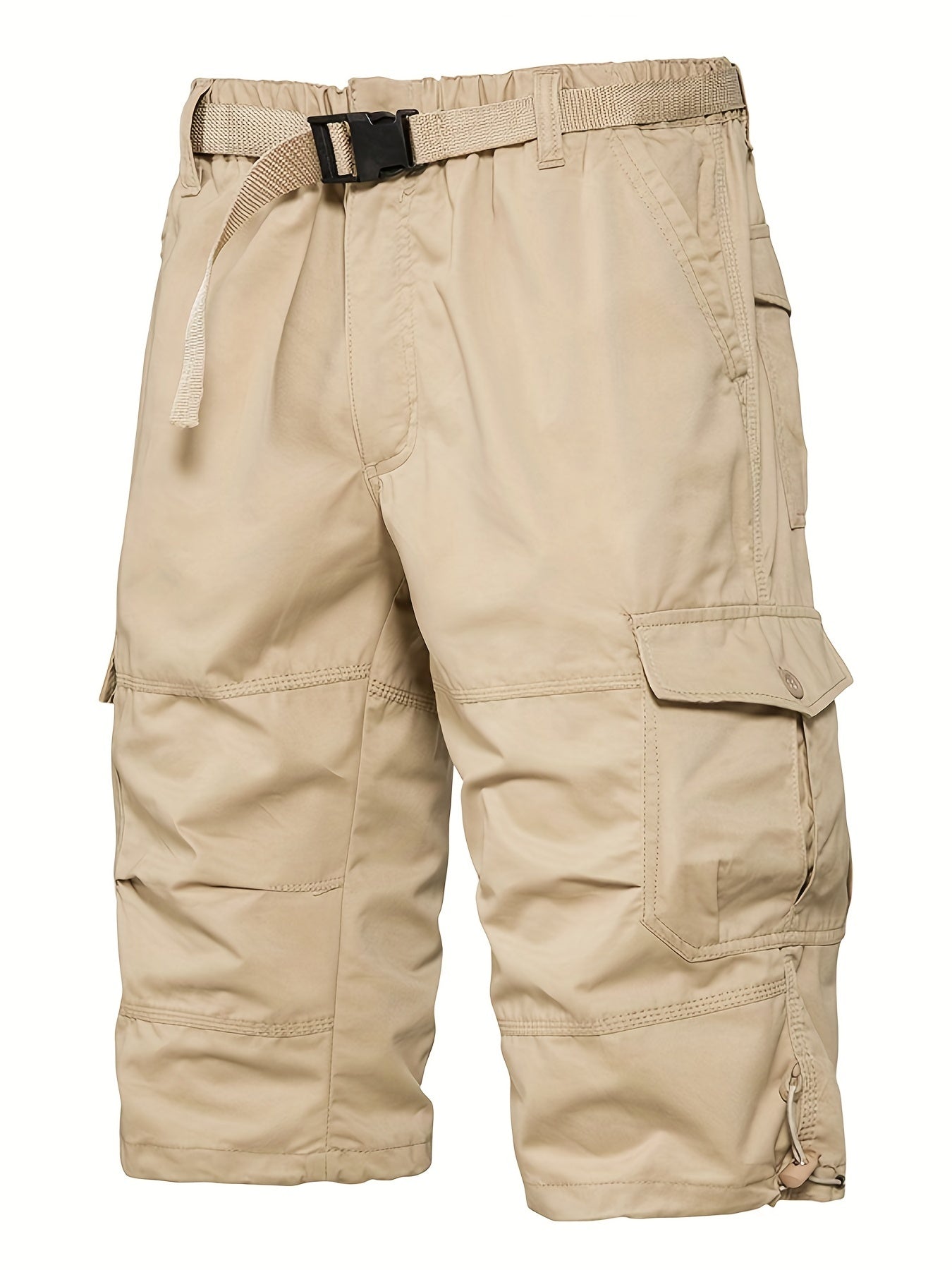 Casual cargo capri shorts för män i street style