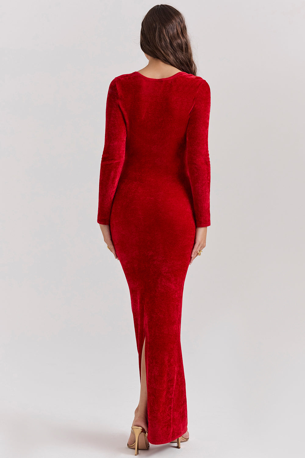 Scarlet Chenille Sweetheart Klänning