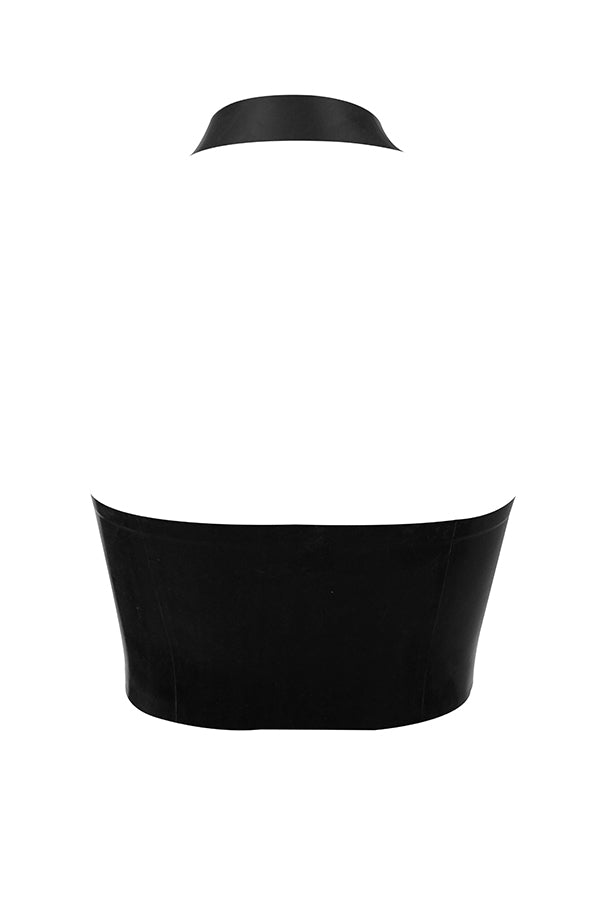 Svart grimstopp i latex