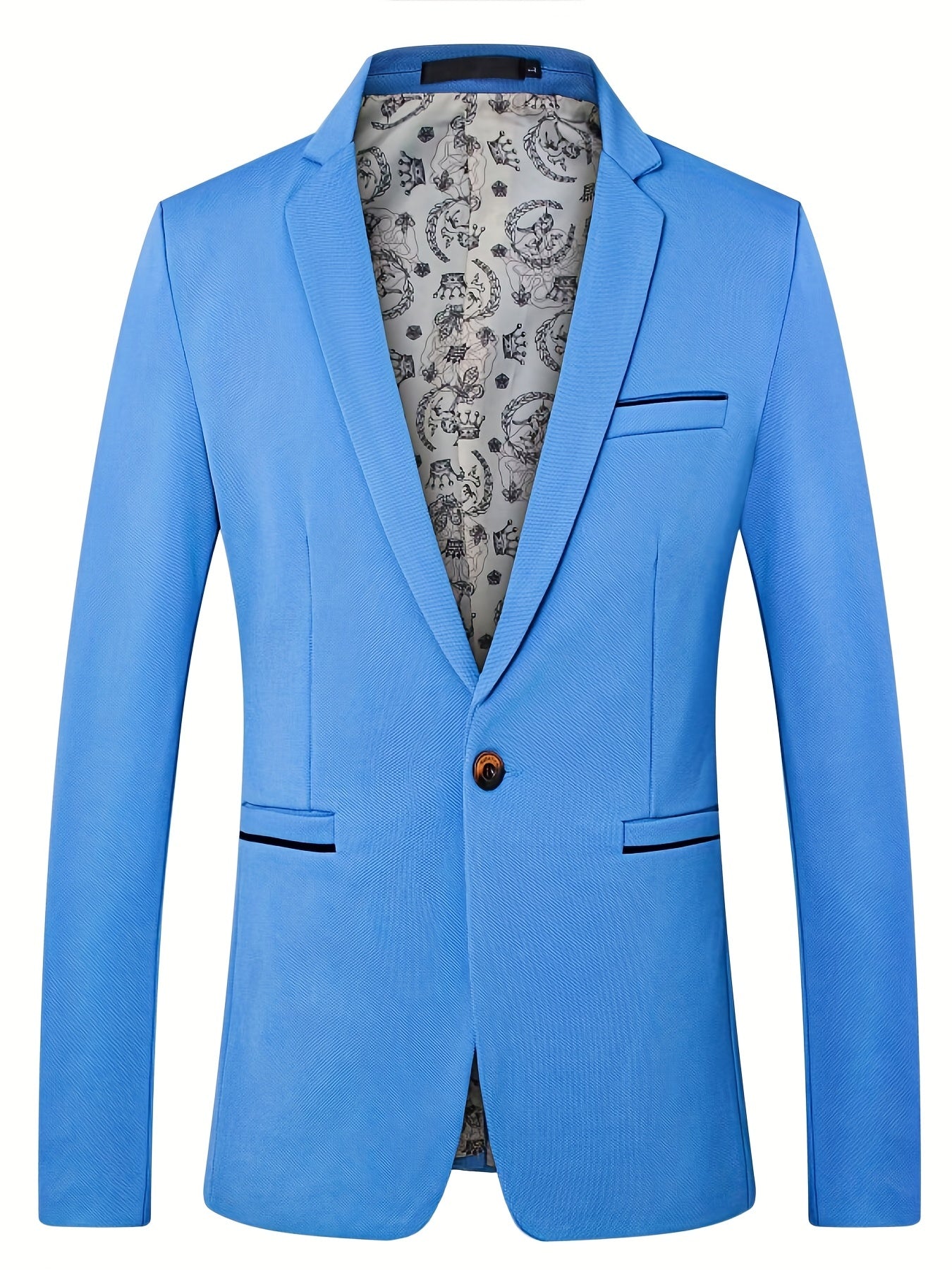 Blazer med en knapp