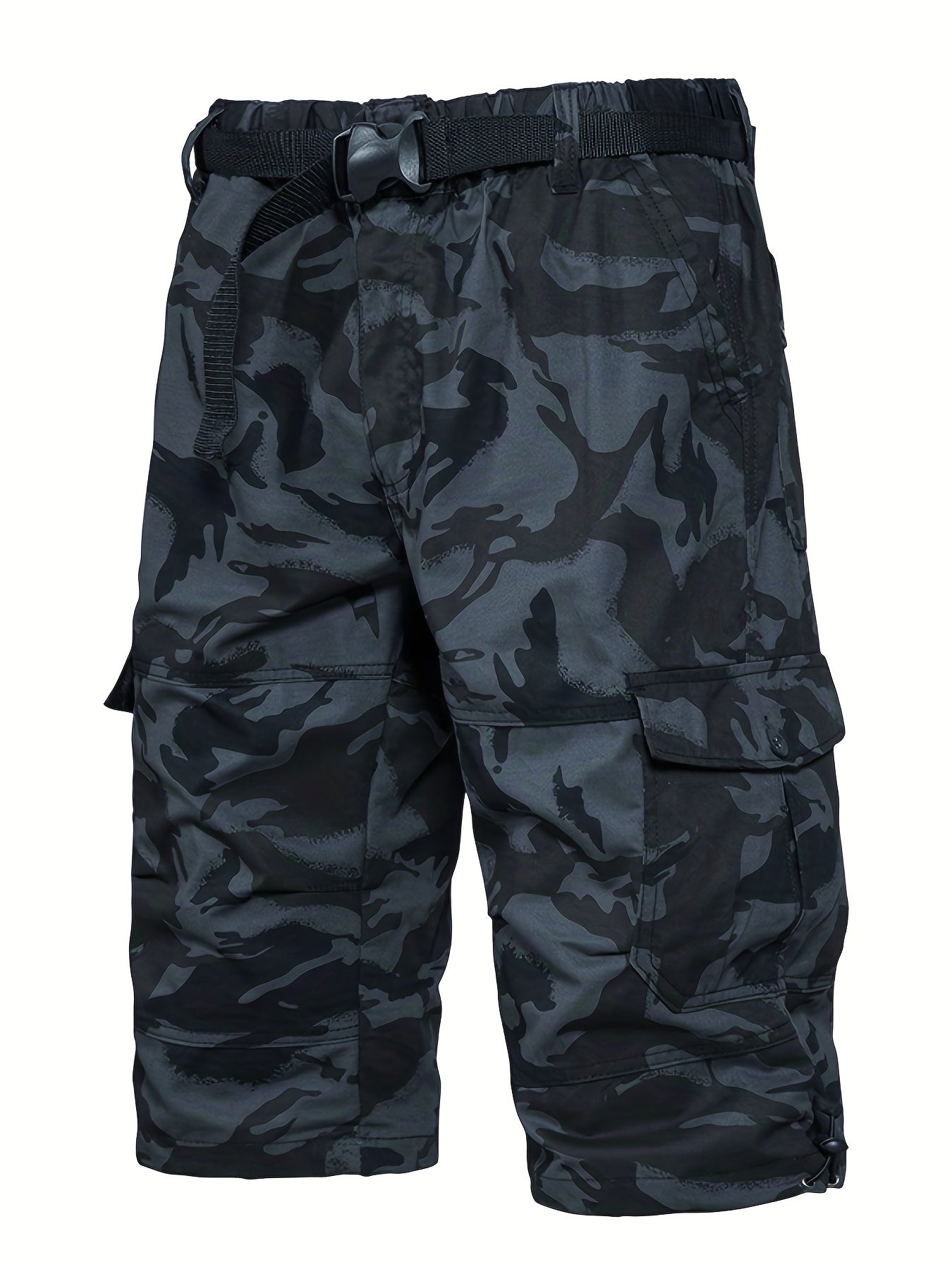 Casual cargo capri shorts för män i street style