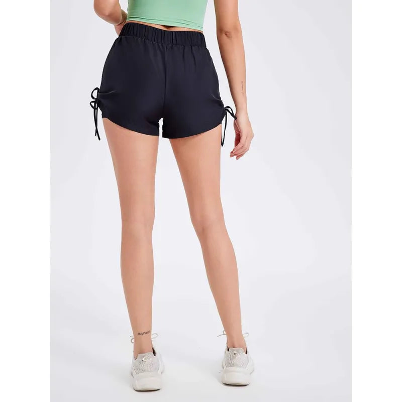 Lšpshorts med resŒrband