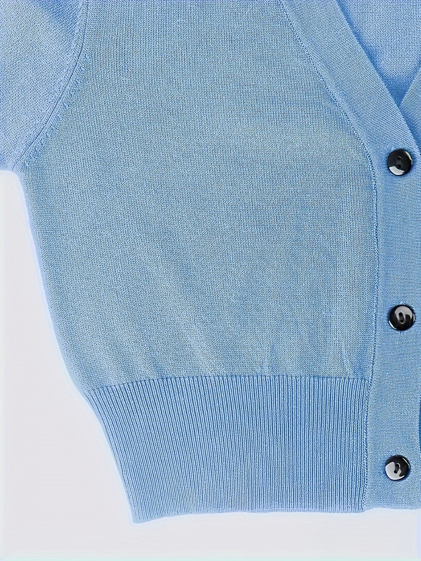 Bolero cardigan med knappstängning