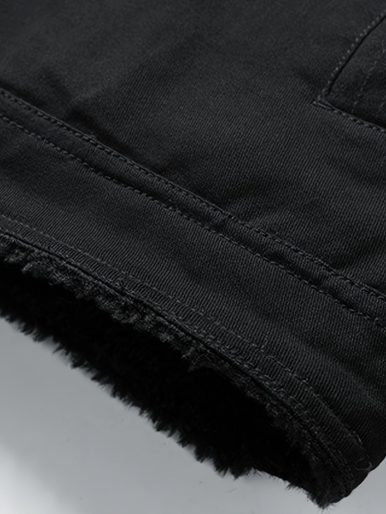 Casual varm bomullsjacka i fleece