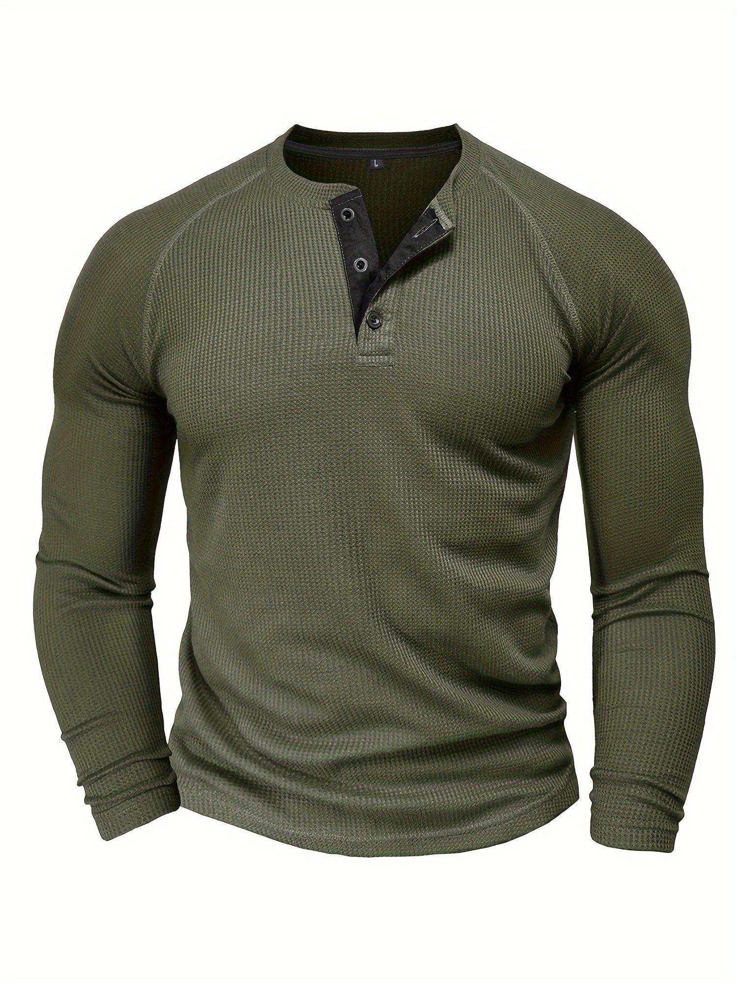 Lå ngärmad Henley skjorta