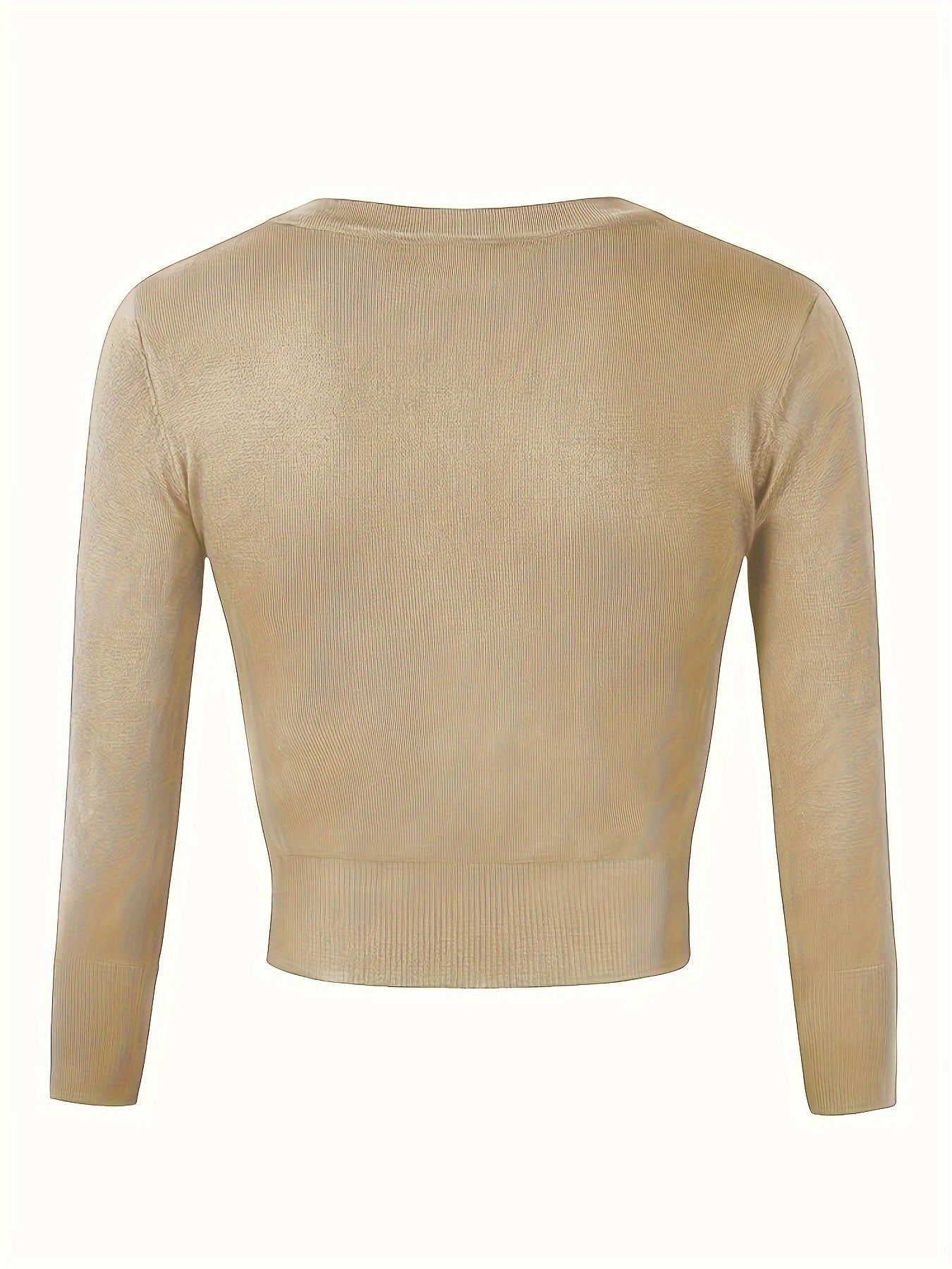 Bolero cardigan med knappstängning