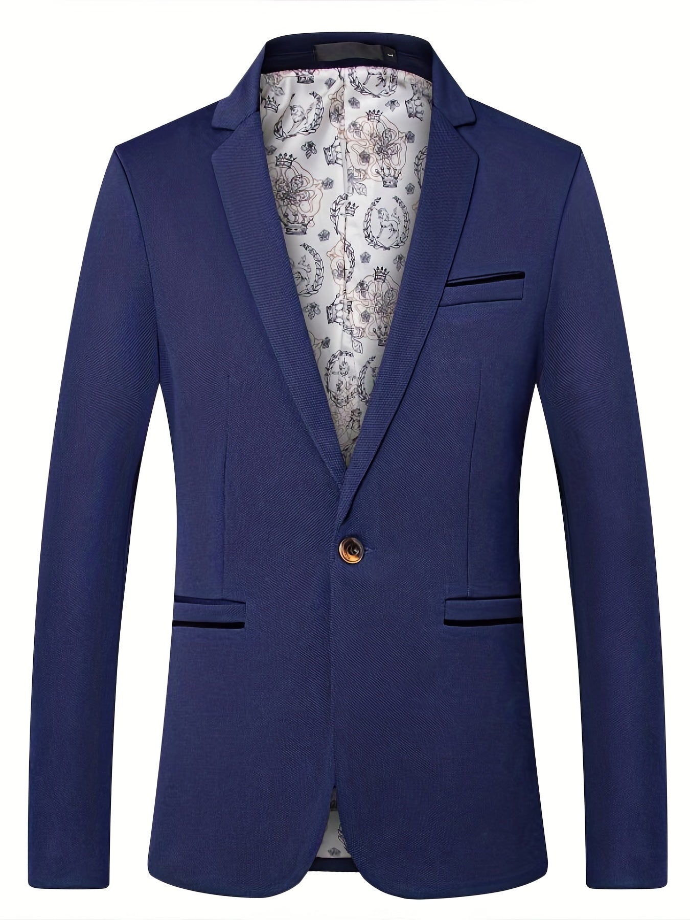 Blazer med en knapp
