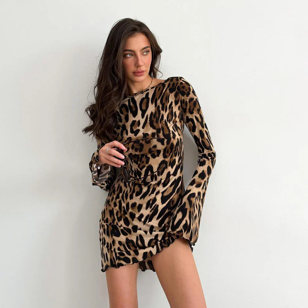 Leopardmšnstrad rygglšs miniklŠnning