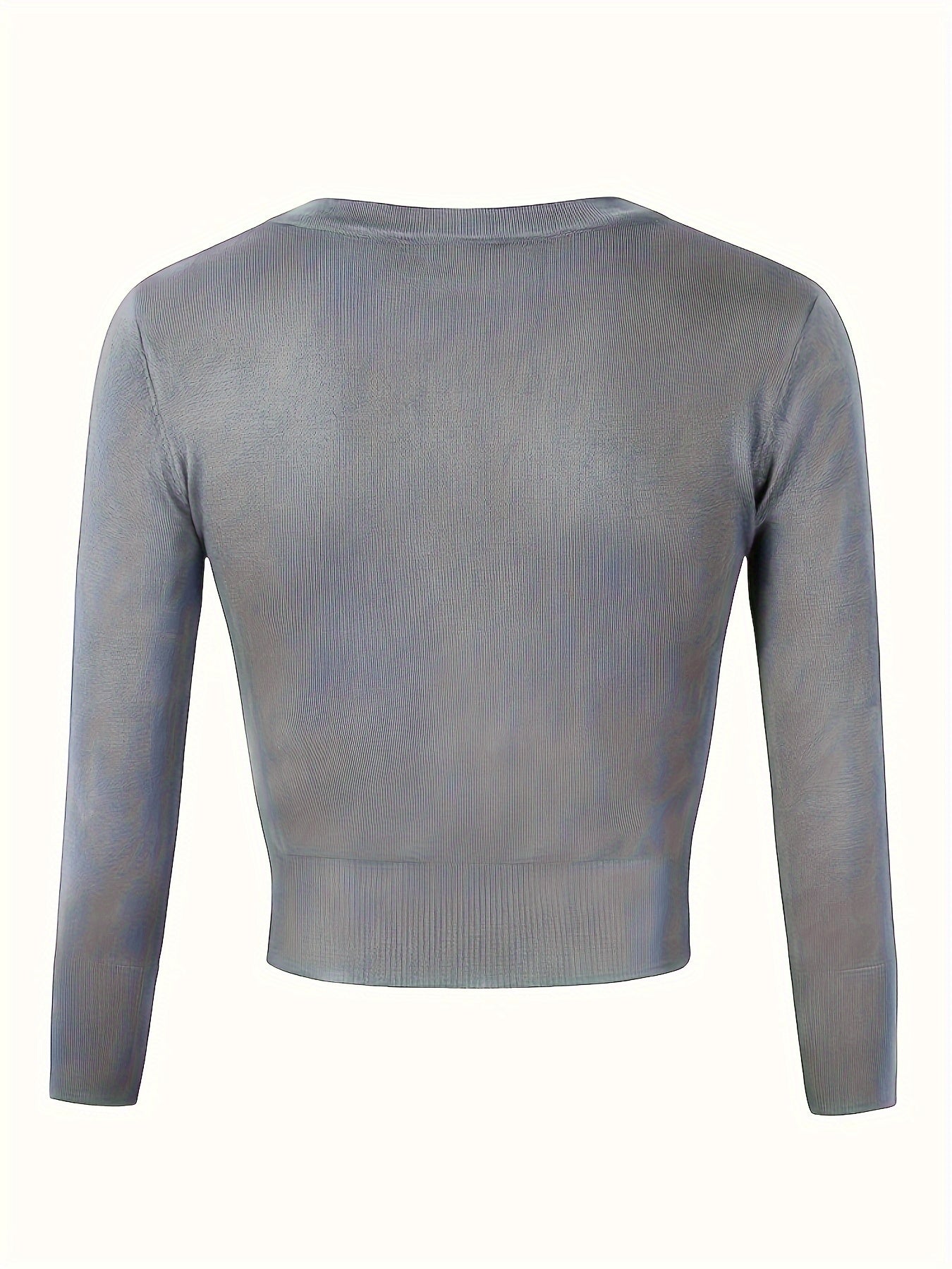 Bolero cardigan med knappstängning
