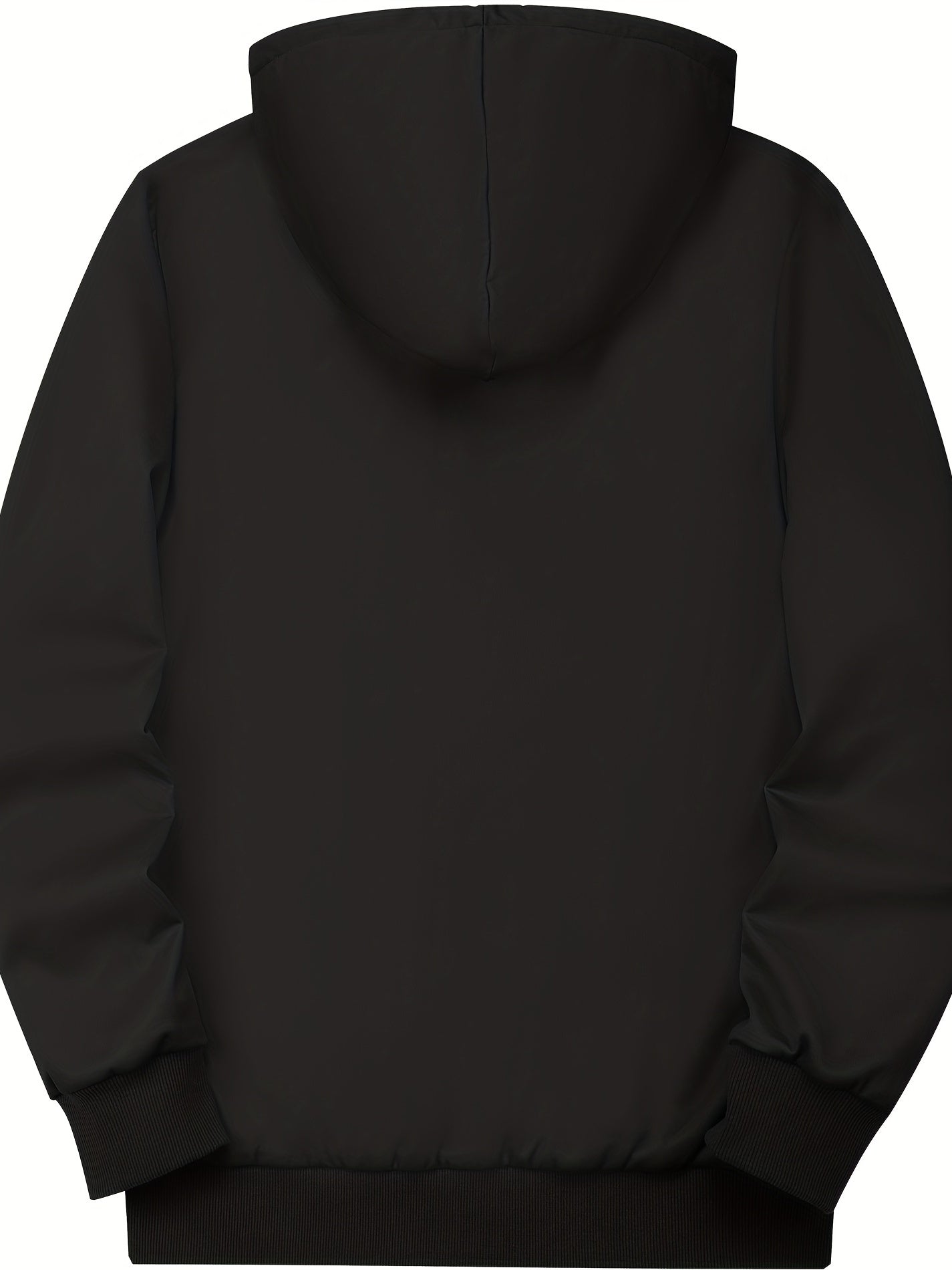 Randig päls hoodie för män