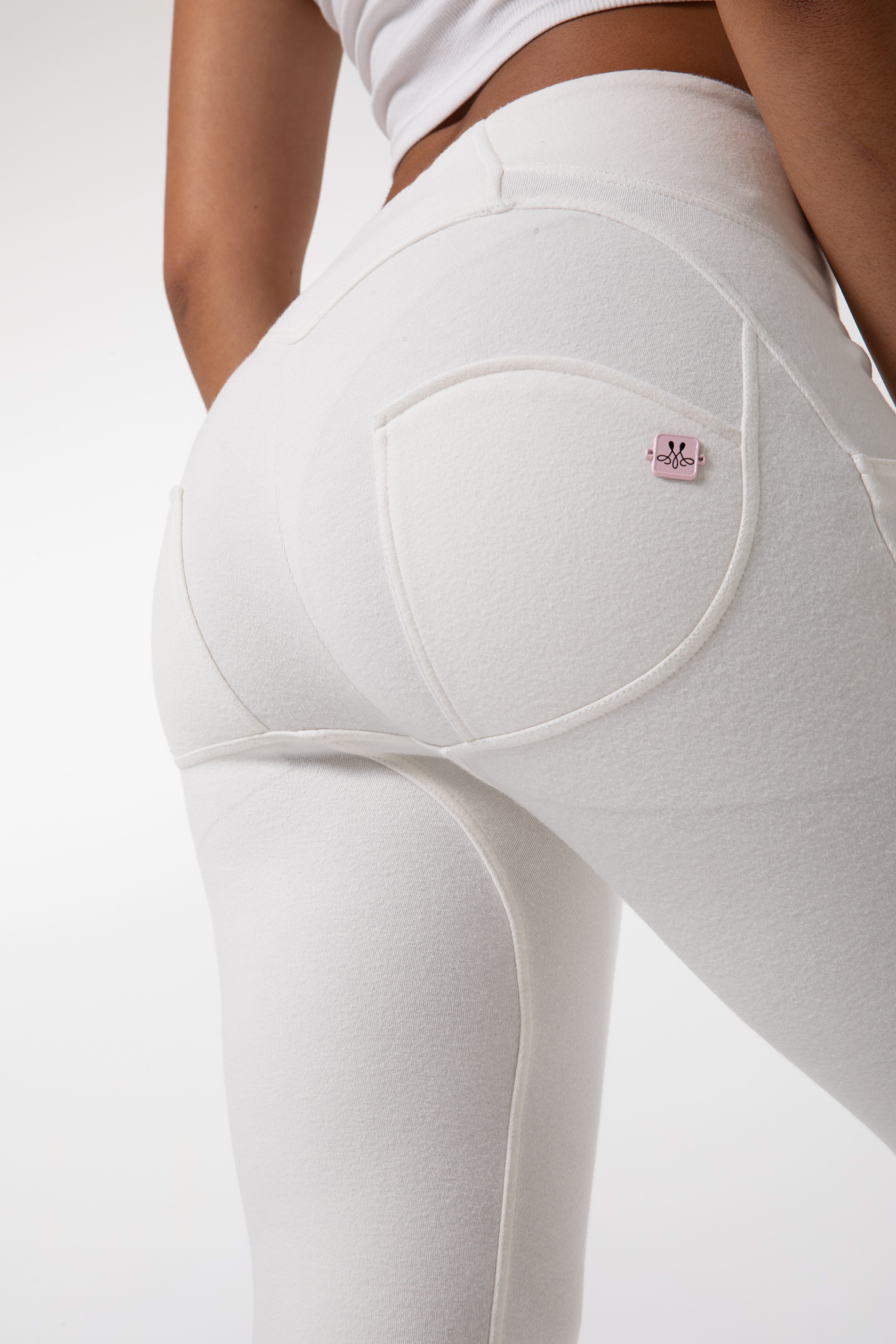 Tighta vita leggings med hög midja