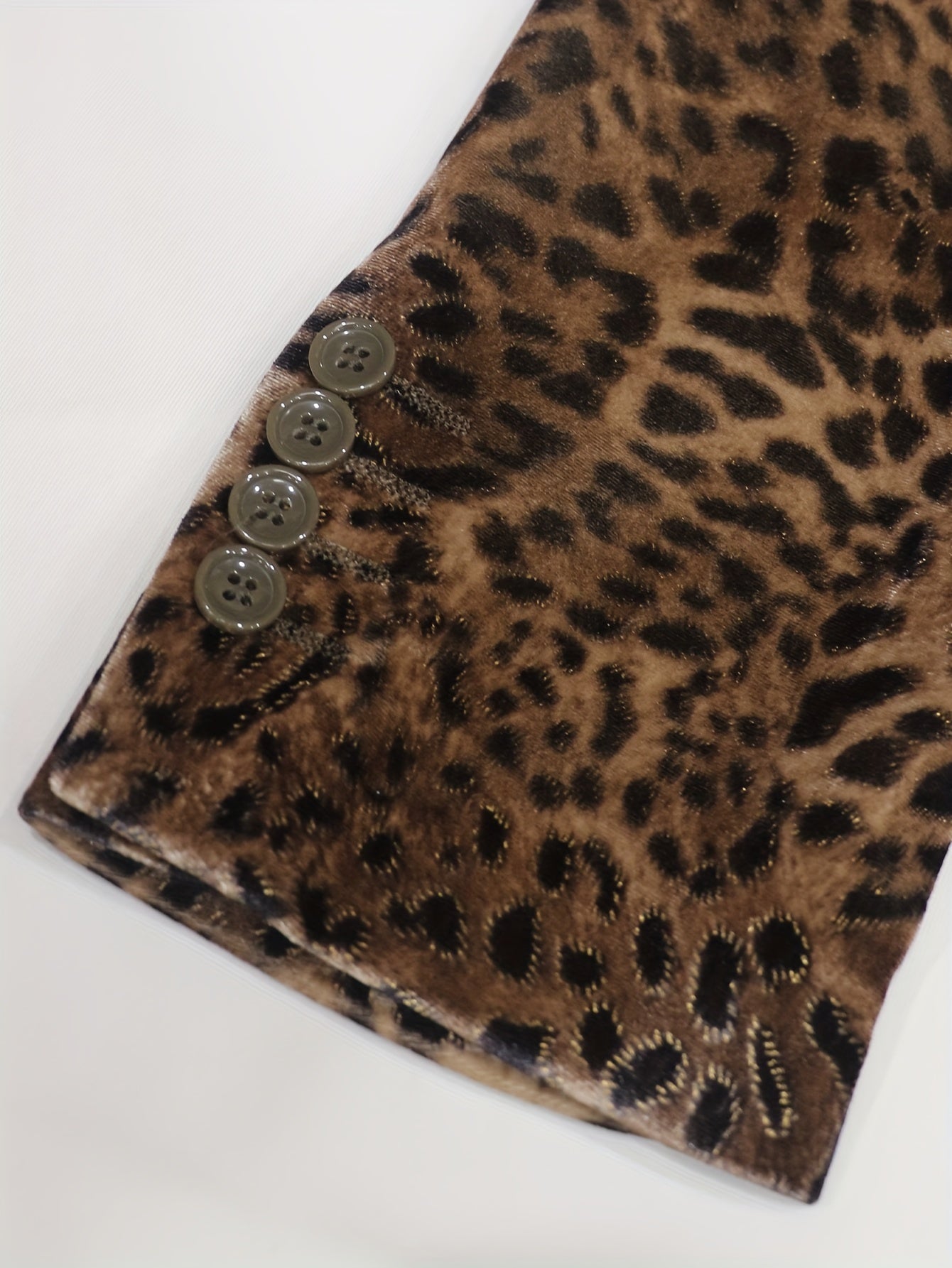 Leopardmönstrad kavaj