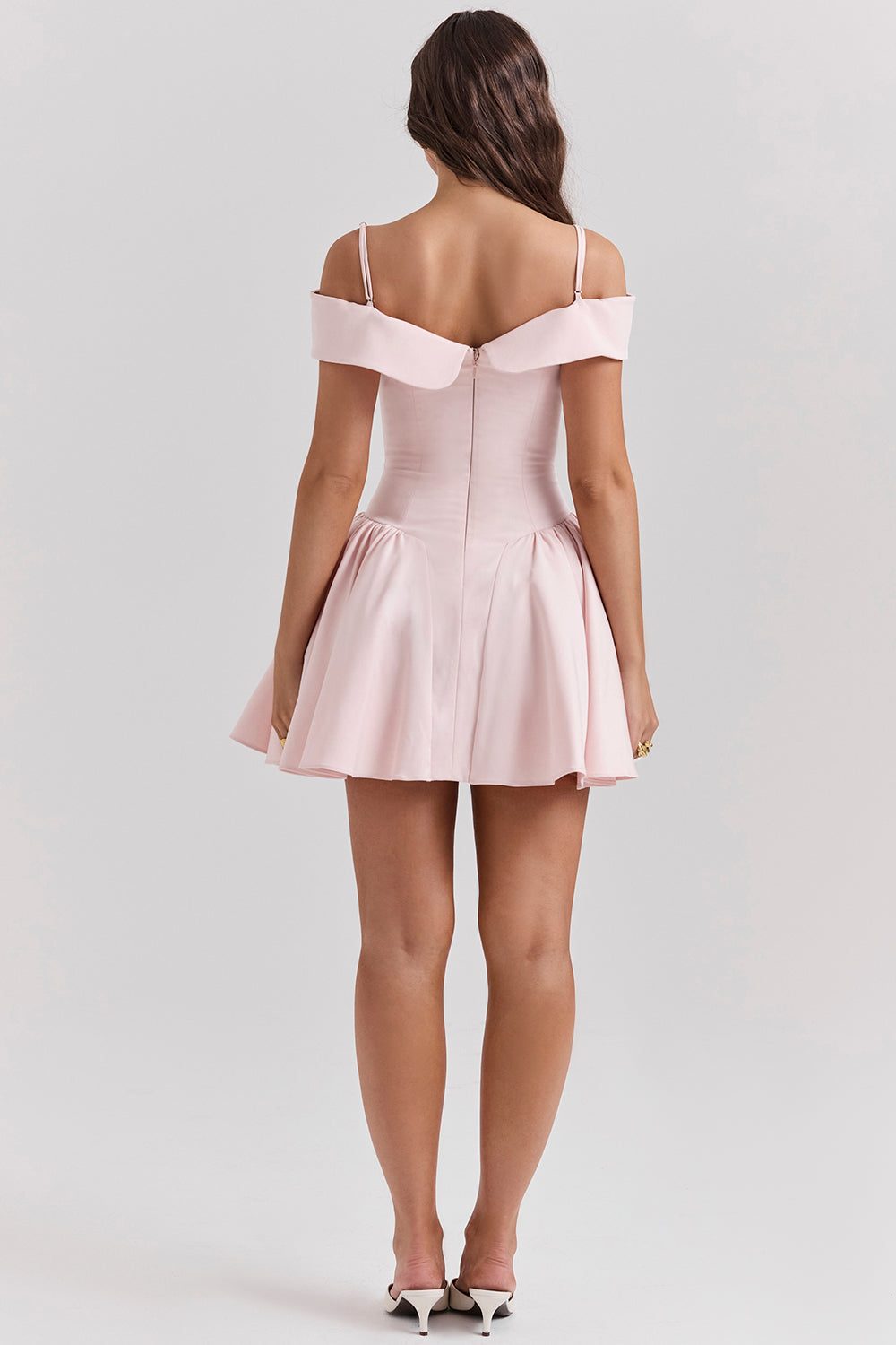 Off shoulder miniklänning