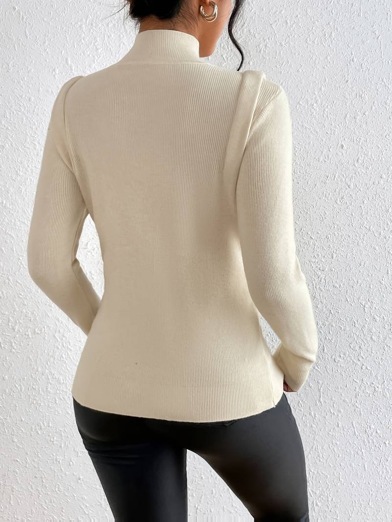 Beige polokrage