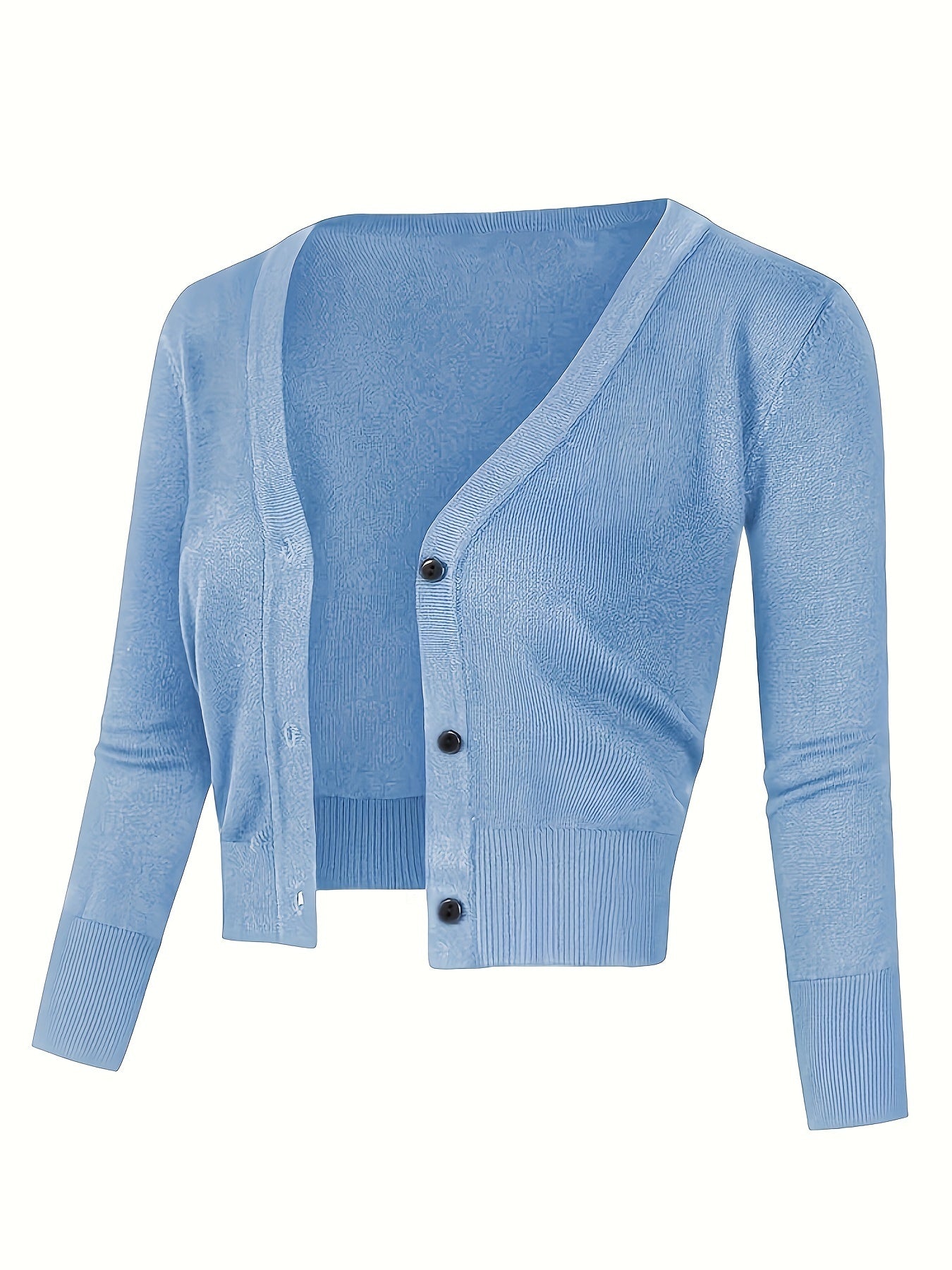 Bolero cardigan med knappstängning