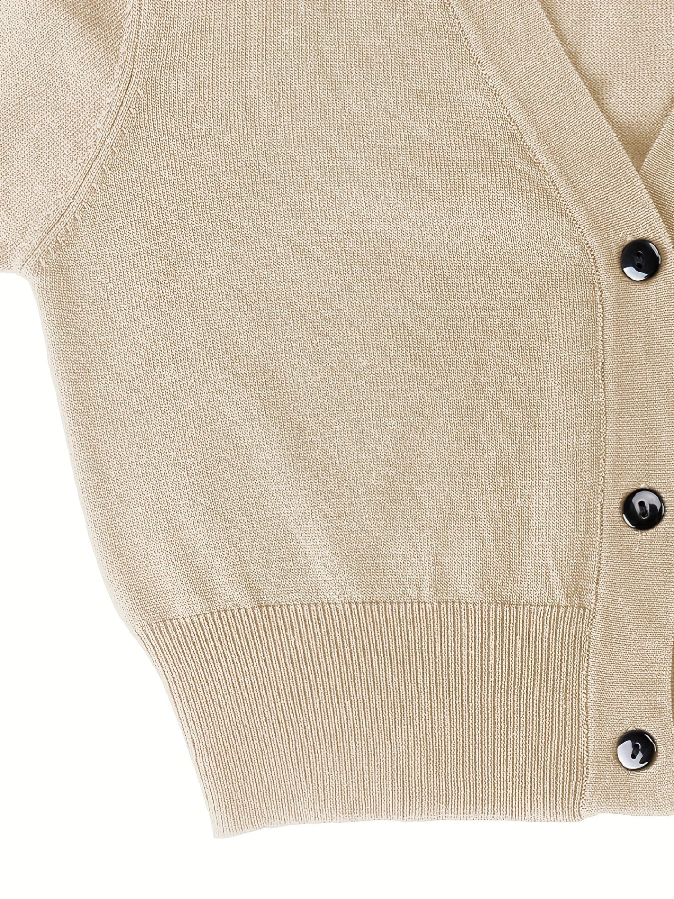 Bolero cardigan med knappstängning