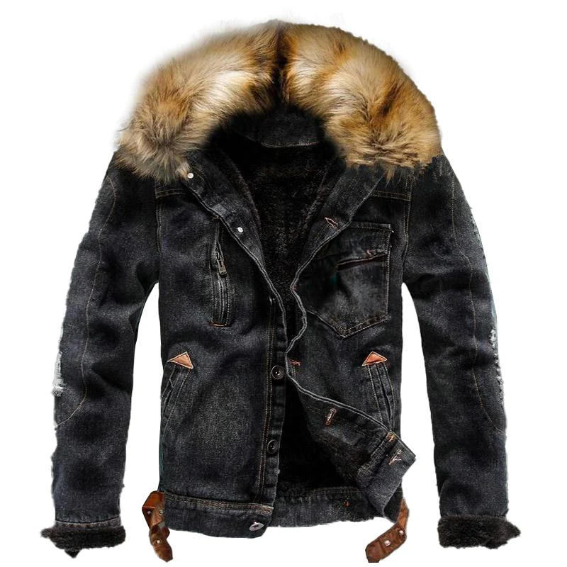 Rockfella Sherpa Edge jeansjacka