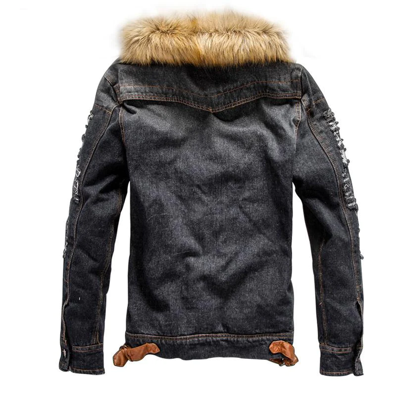 Rockfella Sherpa Edge jeansjacka