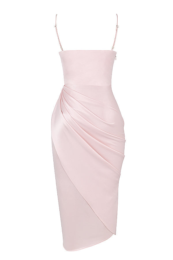 Satin balkongklänningskorsett