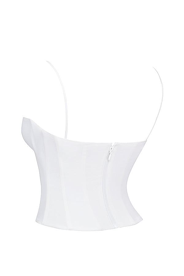 Elegant strukturerad korsett med byxor