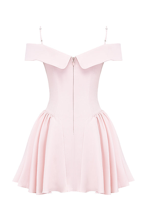 Off shoulder miniklänning